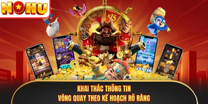 Khai thác thông tin vòng quay theo kế hoạch rõ ràng 