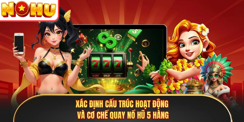 Xác định cấu trúc hoạt động và cơ chế quay nổ hũ 5 hàng
